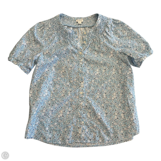 Top Short Sleeve By J. Crew In Blue, Size: S