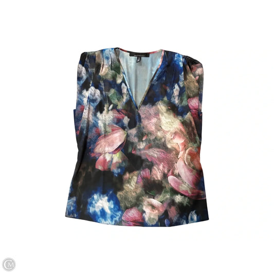 Blouse Sleeveless By White House Black Market In Multi-colored, Size: Xs