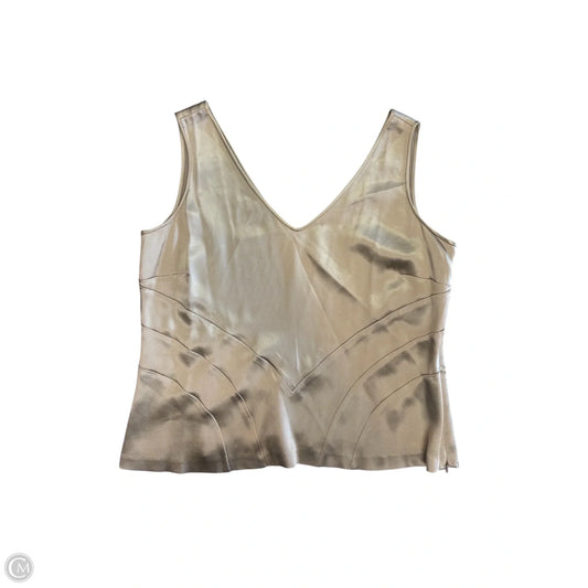 Blouse Sleeveless By Jones New York In Beige, Size: Xl