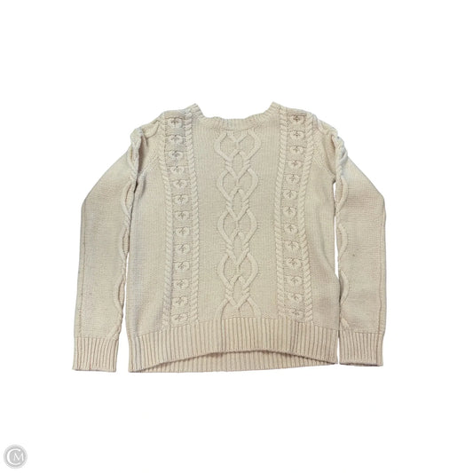 Sweater By Gap In Cream, Size: S