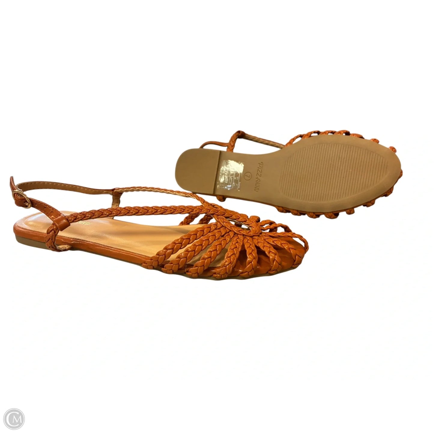 Shoes Flats By Cmf In Brown, Size: 7