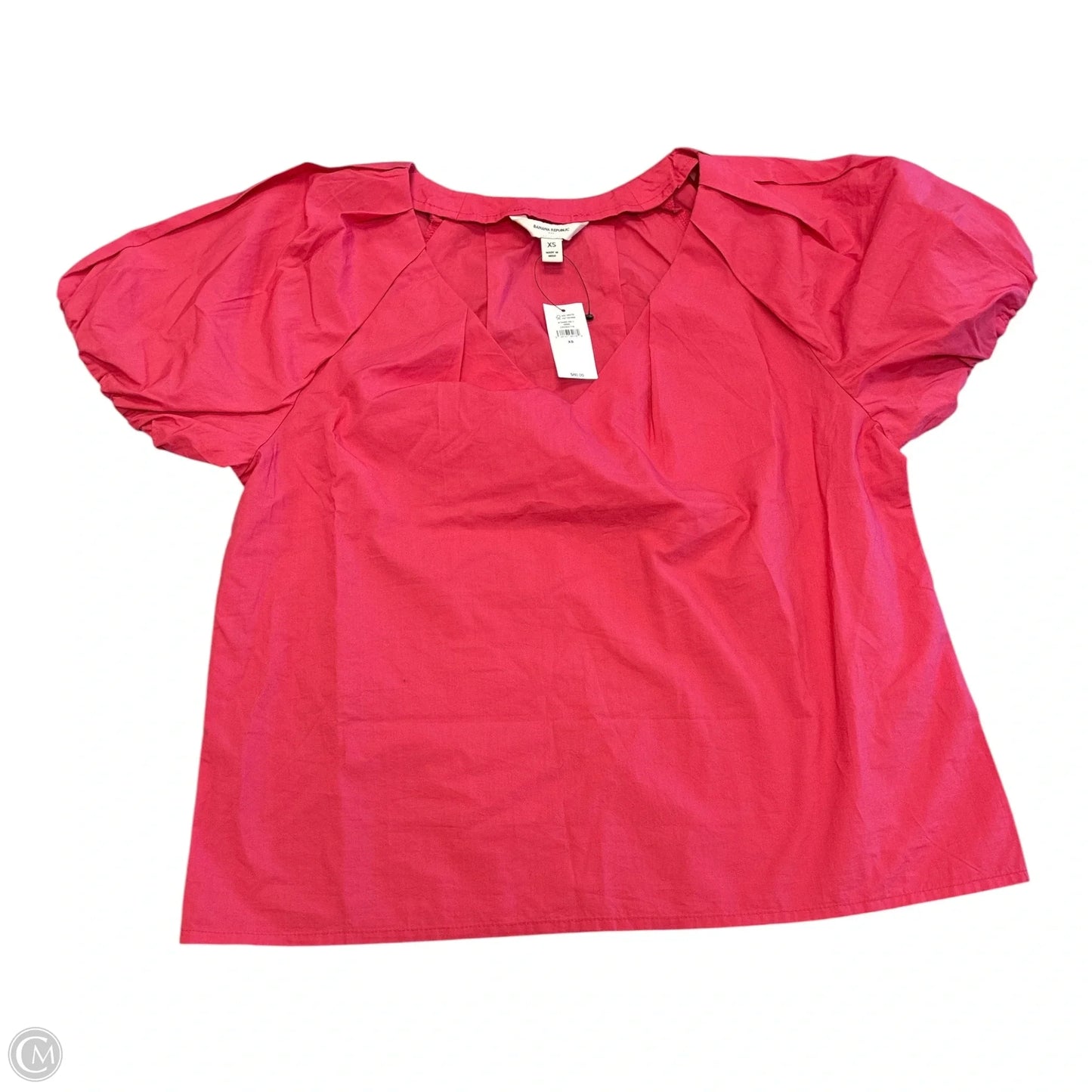 Top Short Sleeve By Banana Republic In Pink, Size: Xs