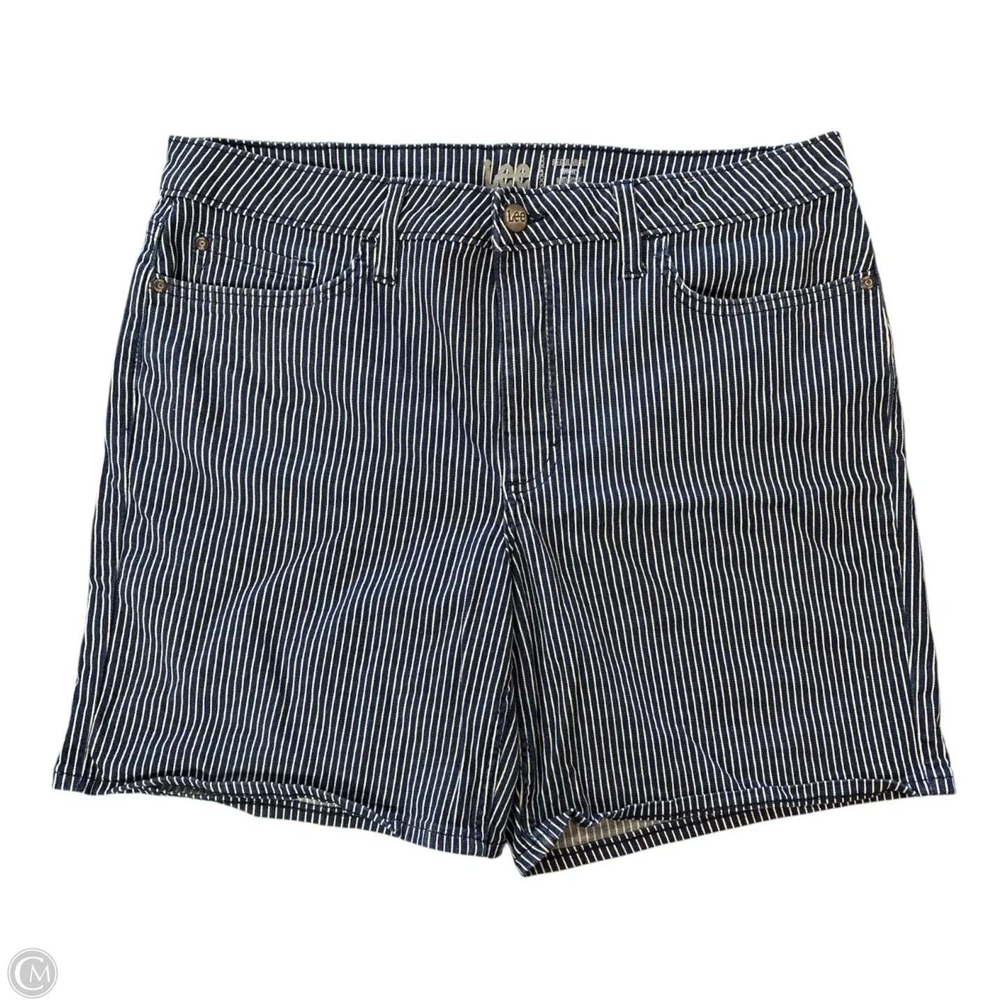 Shorts By Lee In Blue & White, Size: 16