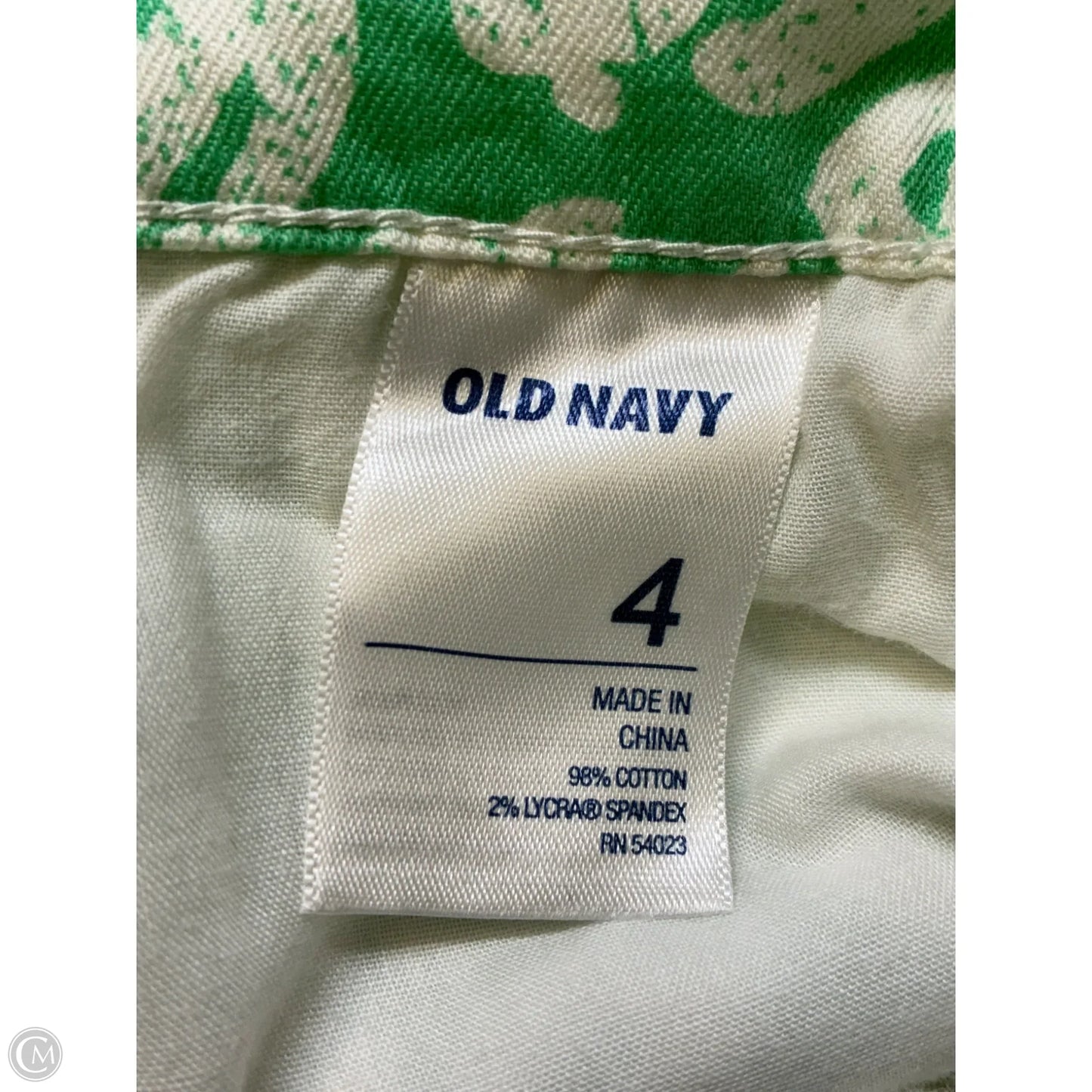 Jeans Skinny By Old Navy In Green, Size: 4