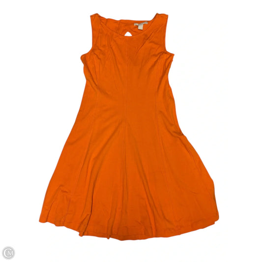 Dress Casual Midi By Banana Republic In Orange, Size: 4