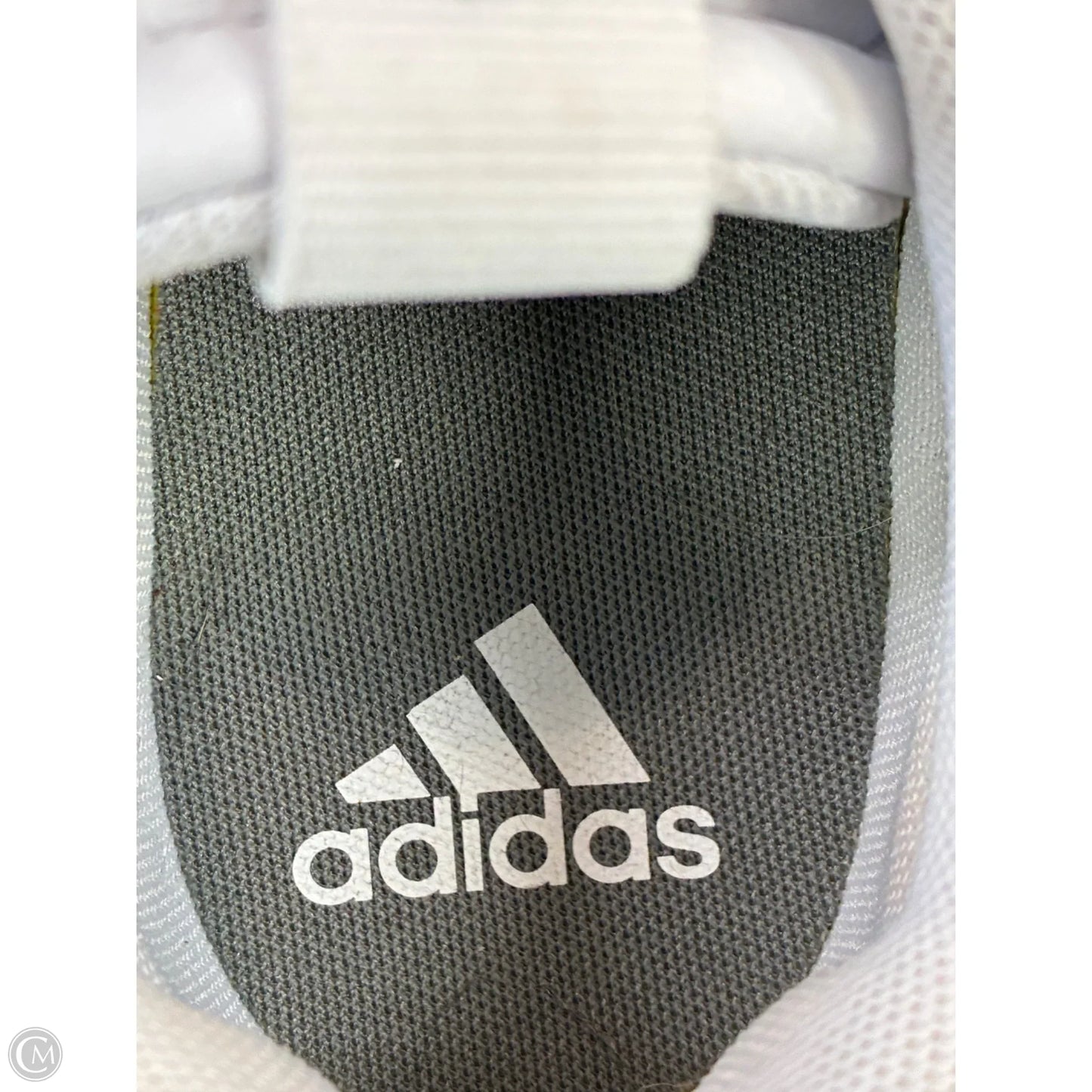 Shoes Sneakers By Adidas In Green & White, Size: 8