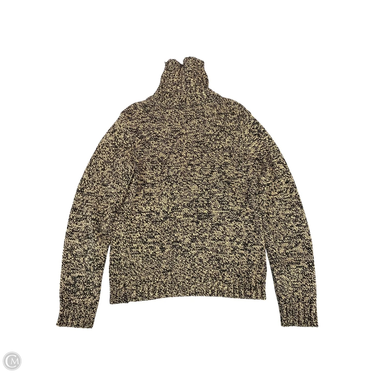 Sweater By American Living In Black & Tan, Size: L