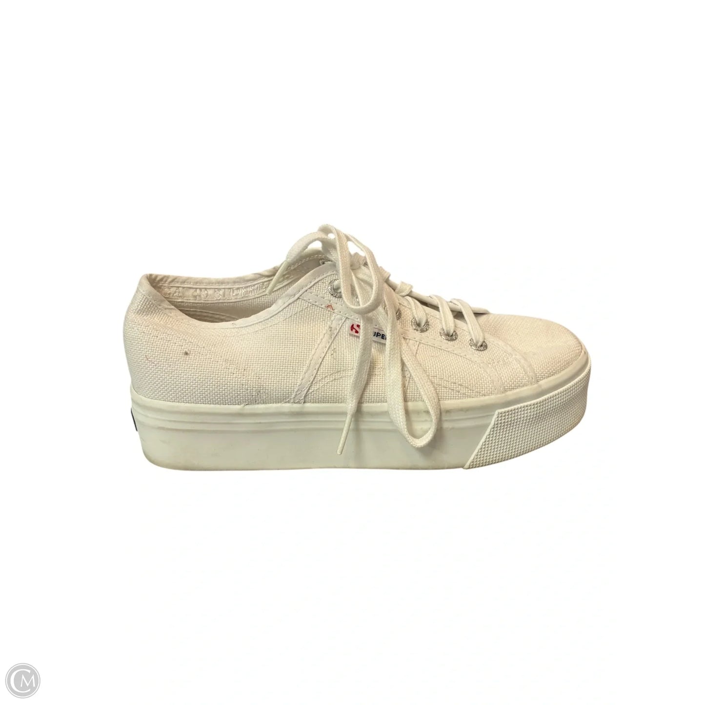Shoes Sneakers By Superga In White, Size: 8