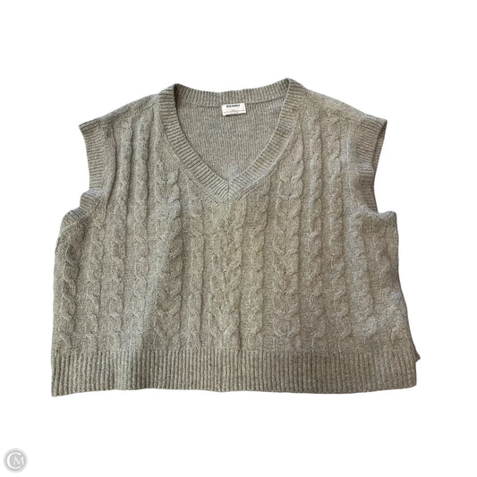 Vest Sweater By Old Navy In Grey, Size: 3x
