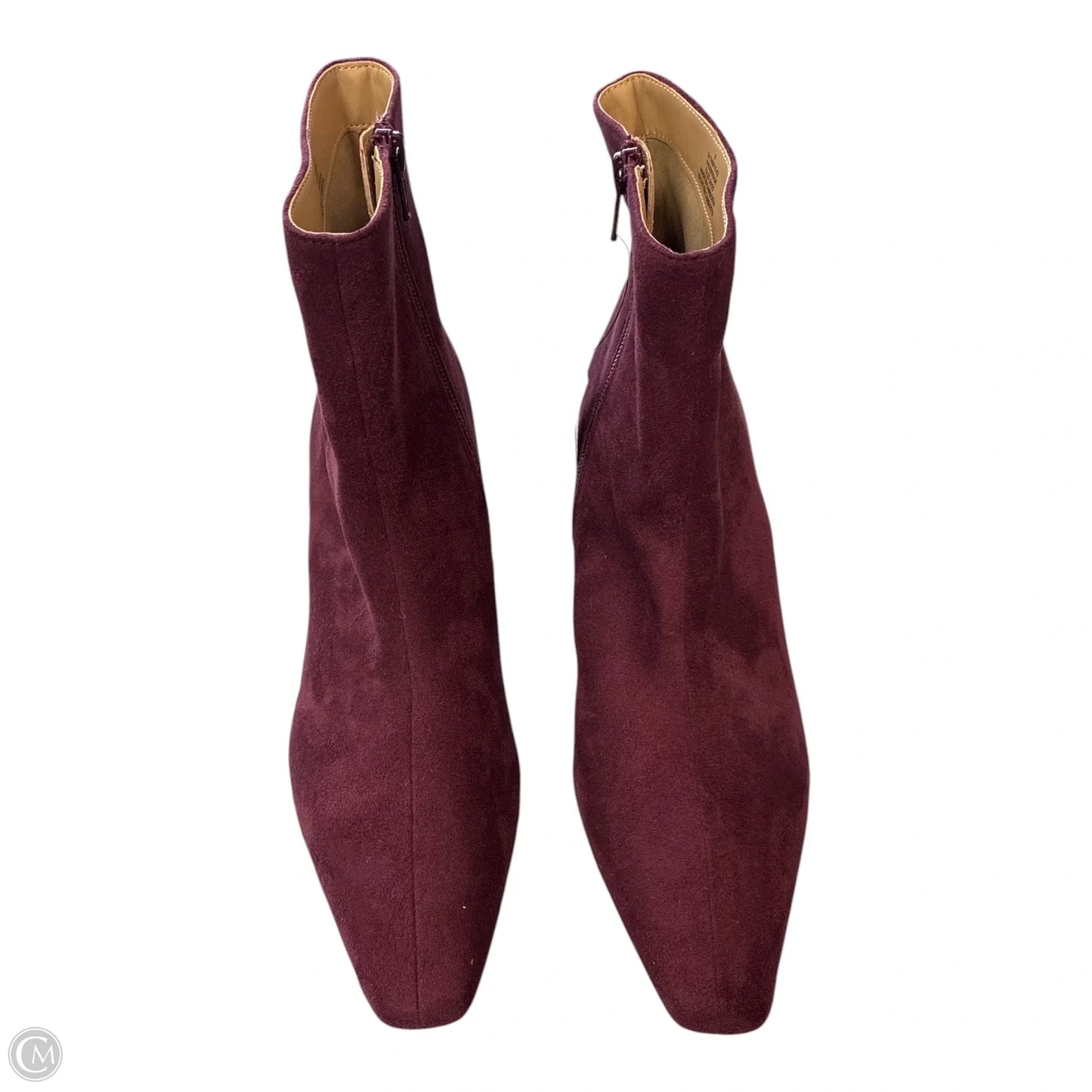 Boots Ankle Heels By Banana Republic In Red, Size: 9