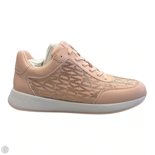 Shoes Sneakers By Dkny In Pink & White, Size: 10