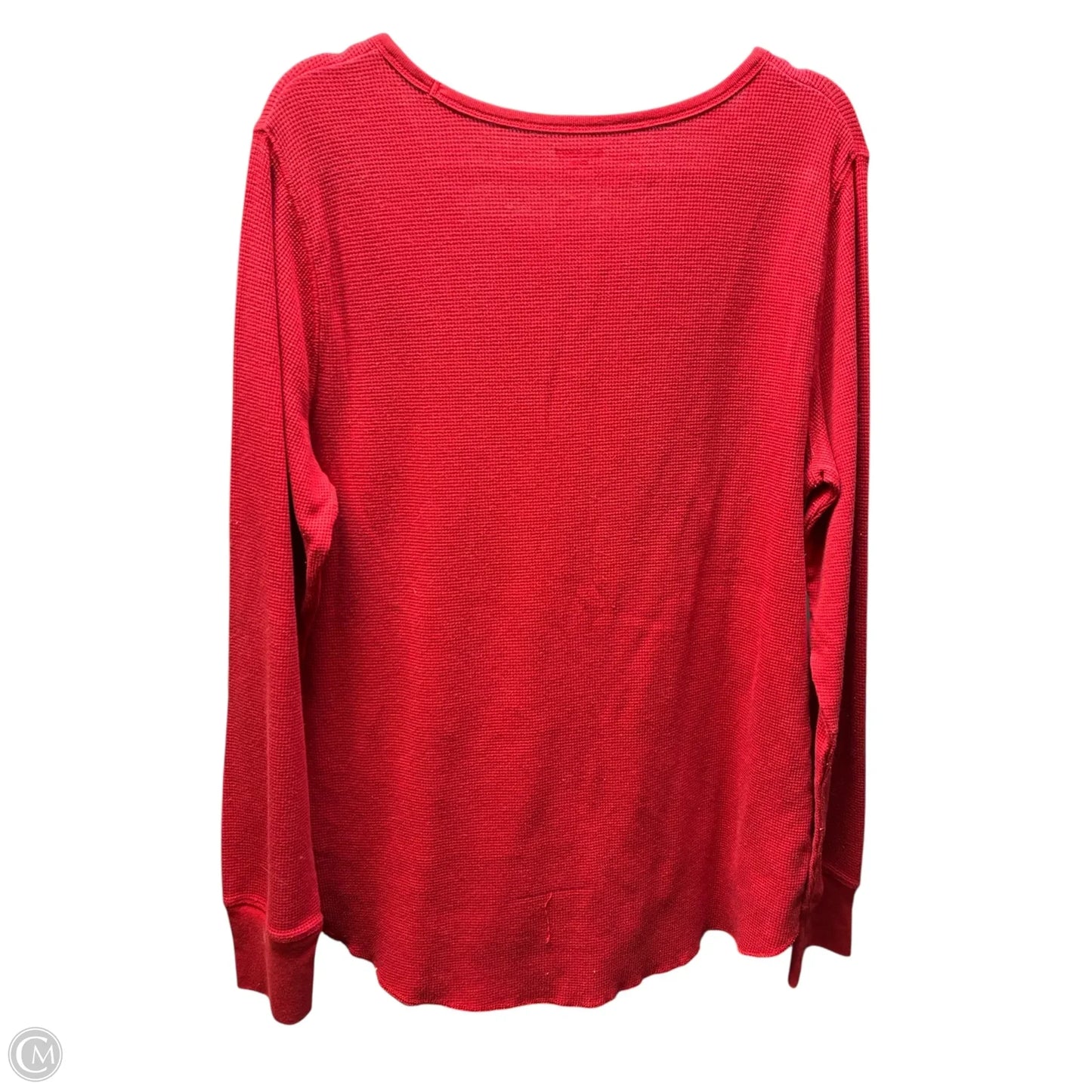 Top Long Sleeve By Old Navy In Red, Size: Xl