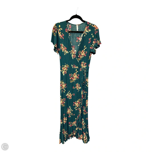 Dress Party Long By Xhilaration In Floral Print, Size: L