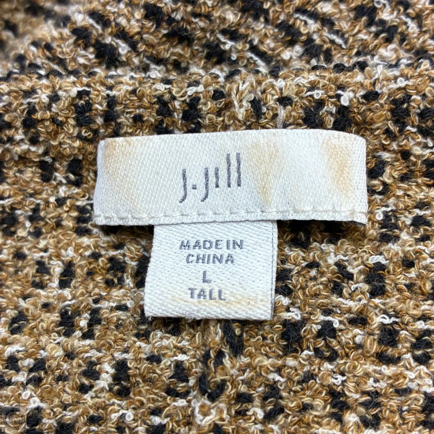 Dress Casual Midi By J. Jill In Tan, Size: L