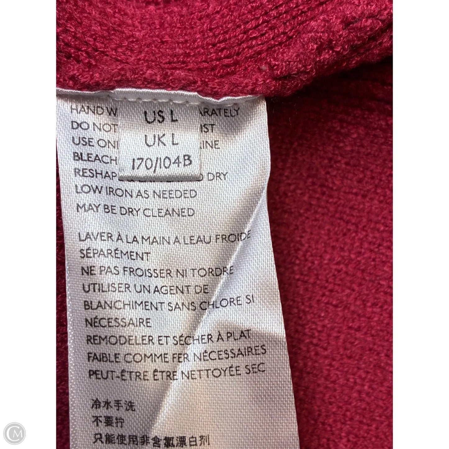 Dress Sweater By Free People In Red, Size: L