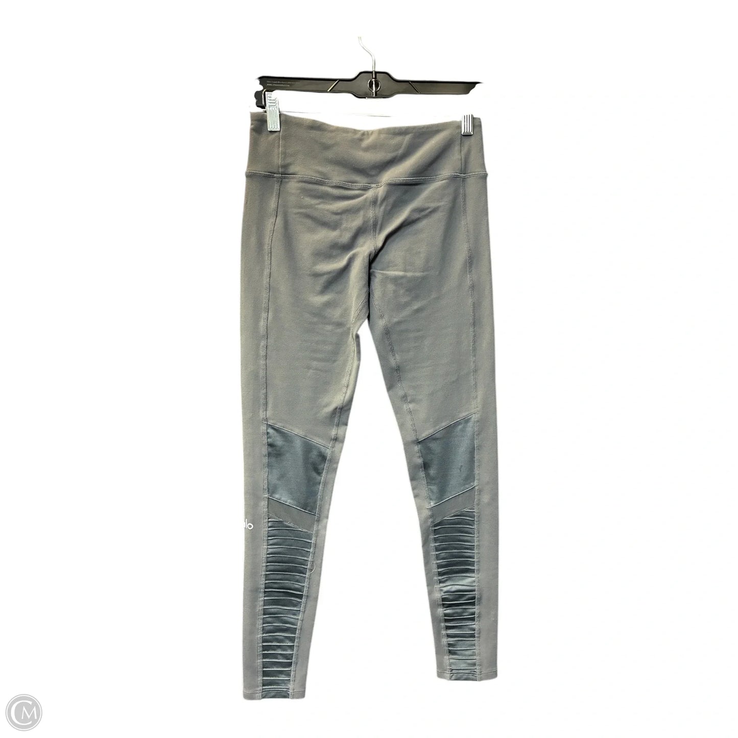 Athletic Leggings By Alo In Grey, Size: S