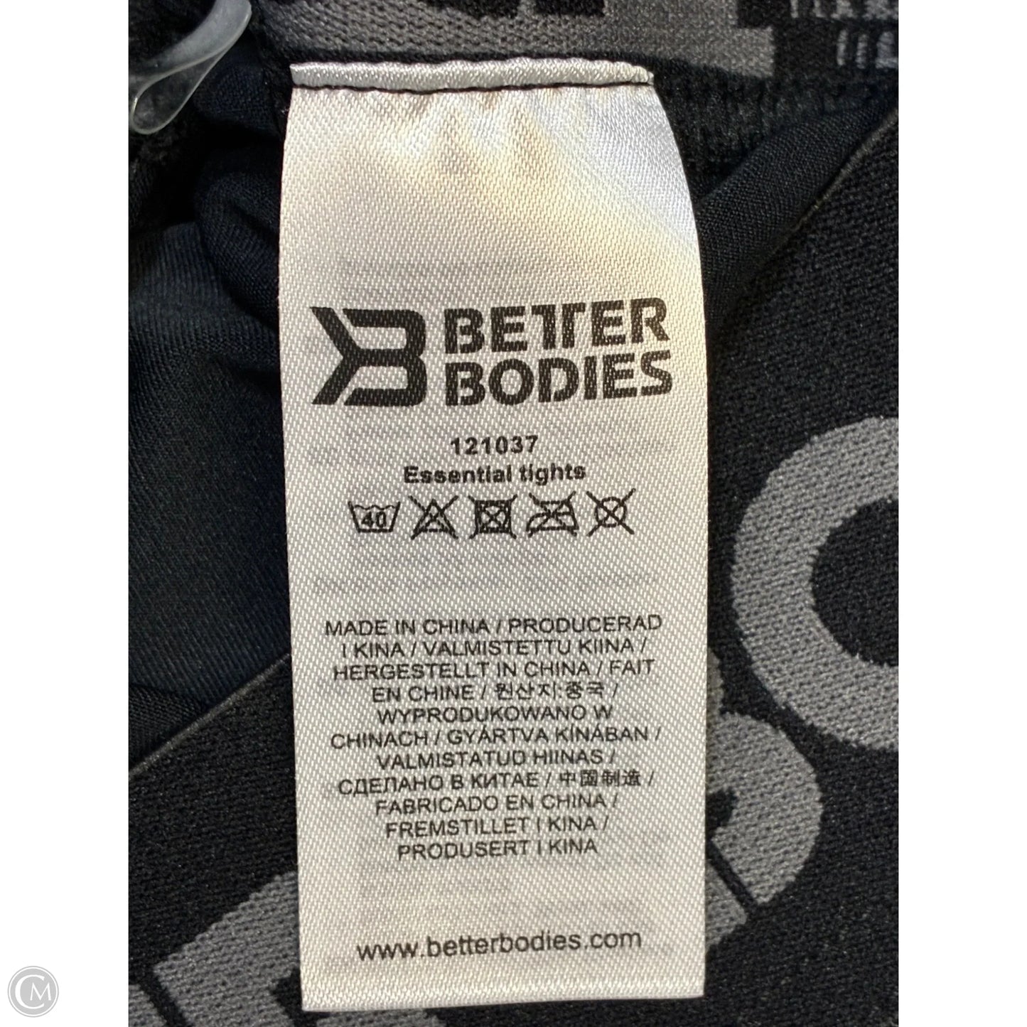 Athletic Leggings By Cme In Black, Size: S
