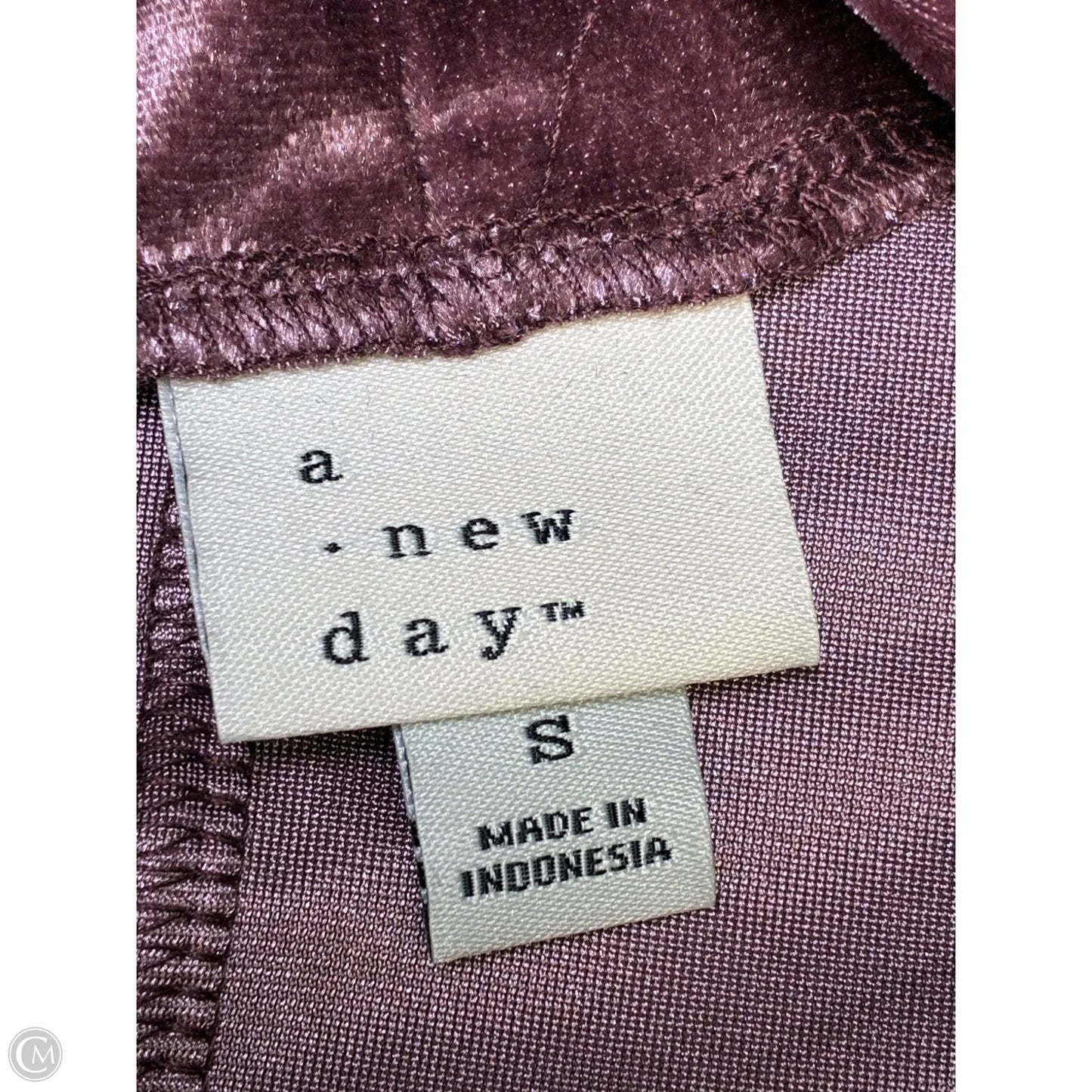 Top Short Sleeve By A New Day In Purple, Size: S