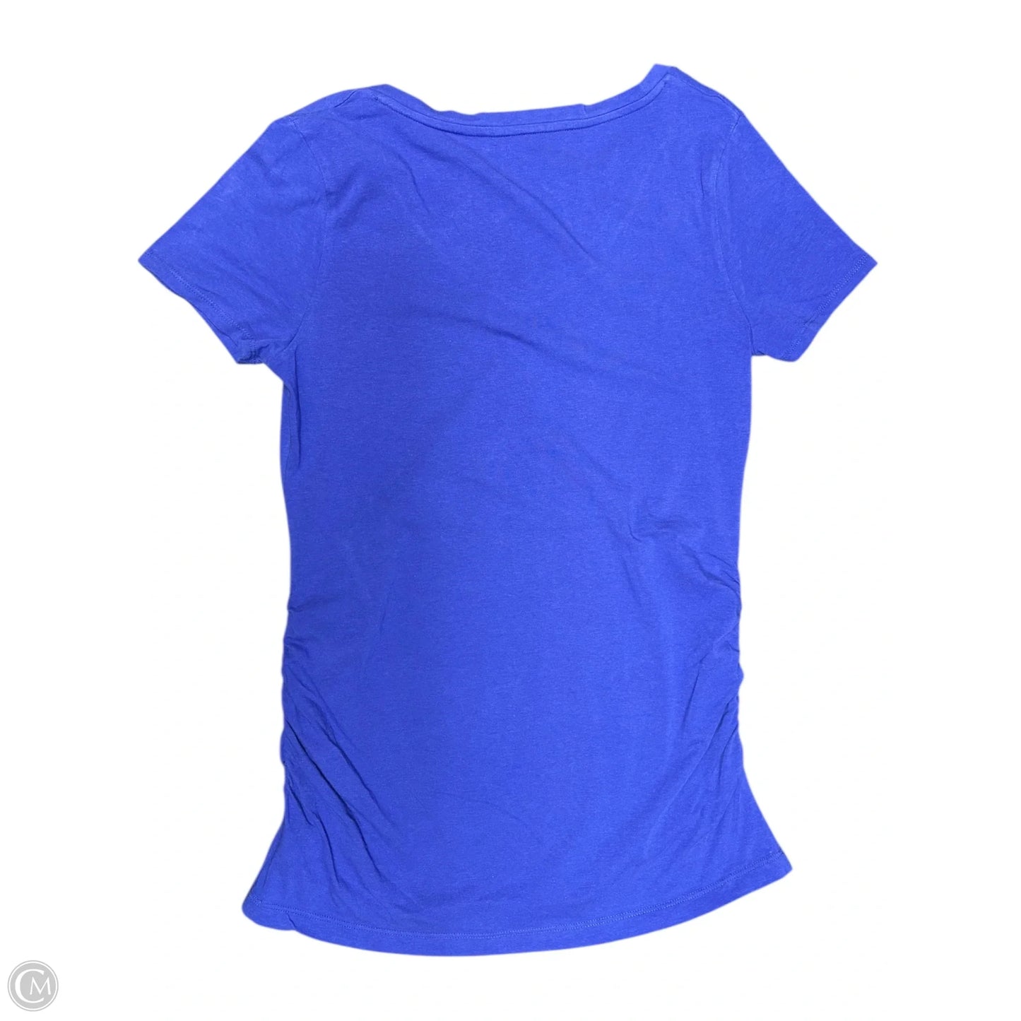 Top Short Sleeve Basic By Merona In Blue, Size: Sp