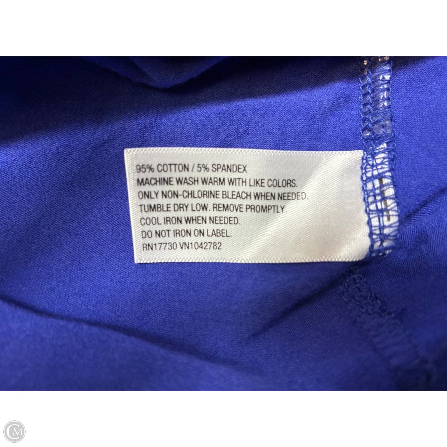 Top Short Sleeve Basic By Merona In Blue, Size: Sp