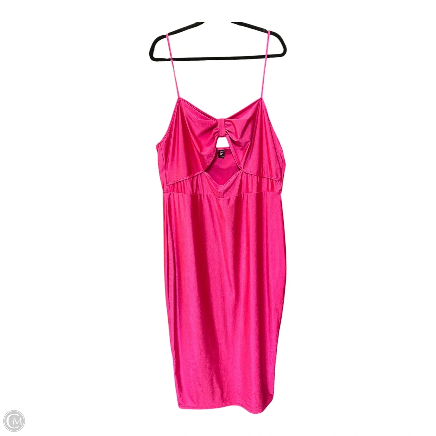 Dress Casual Midi By Shein In Pink, Size: 4x