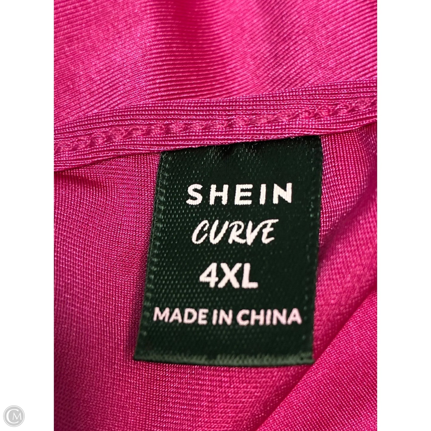 Dress Casual Midi By Shein In Pink, Size: 4x