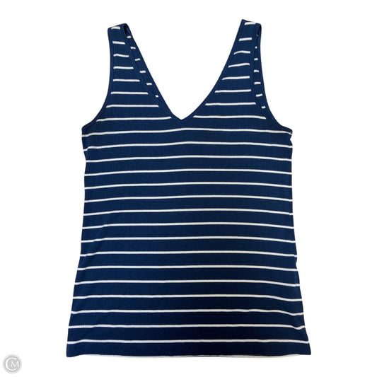 Tank Top By Banana Republic In Striped Pattern, Size: M