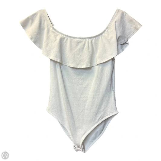 Bodysuit By Top Shop In White, Size: 8
