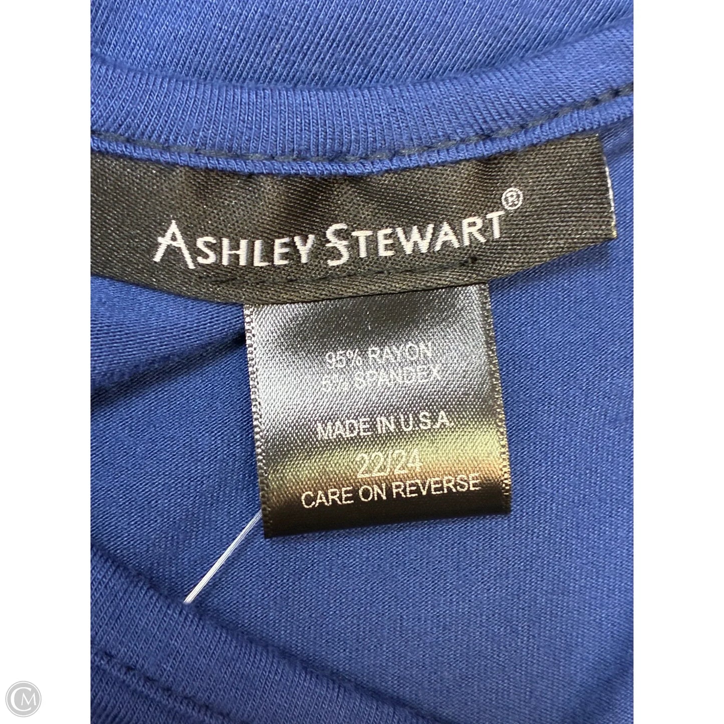 Dress Casual Maxi By Ashley Stewart In Blue & Red, Size: 24