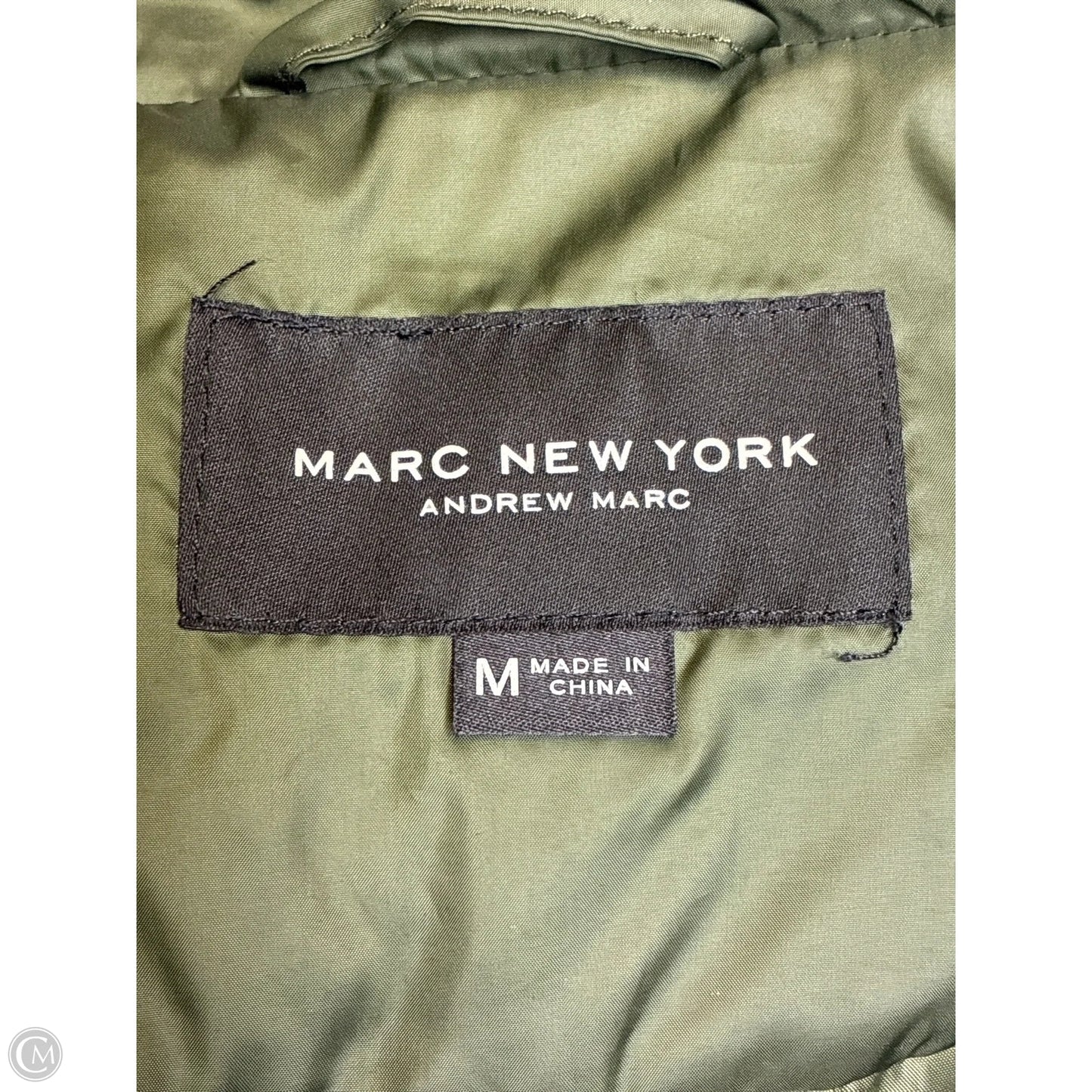 Coat Puffer & Quilted By Marc New York In Green, Size: M