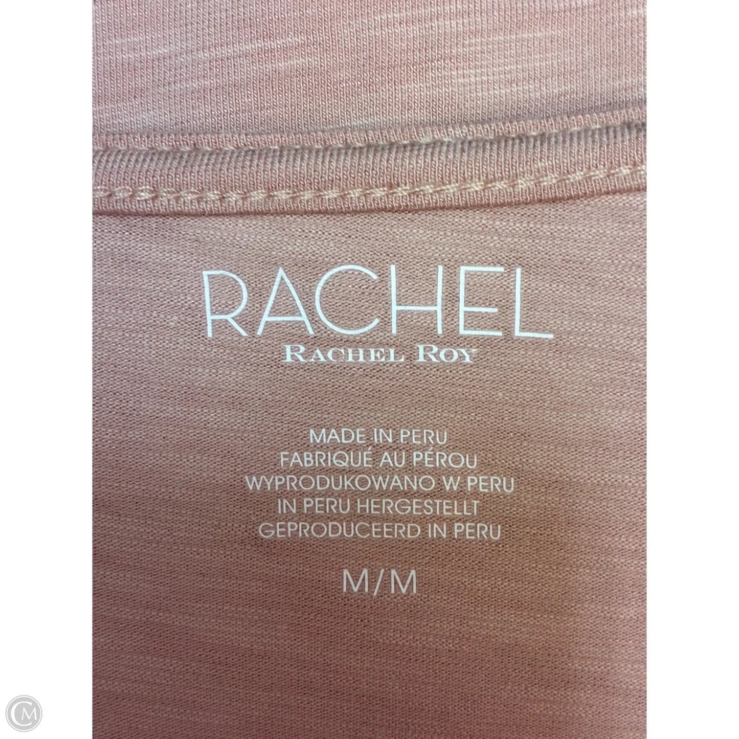 Top Short Sleeve Basic By Rachel Roy In Pink, Size: M