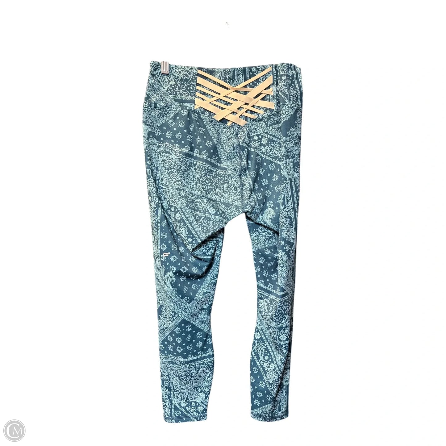 Athletic Capris By Fabletics In Blue, Size: M