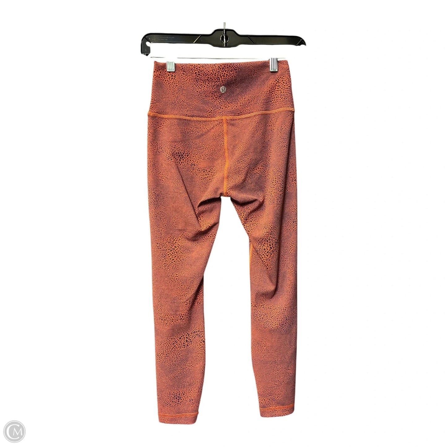 Athletic Leggings By Lululemon In Orange, Size: 6