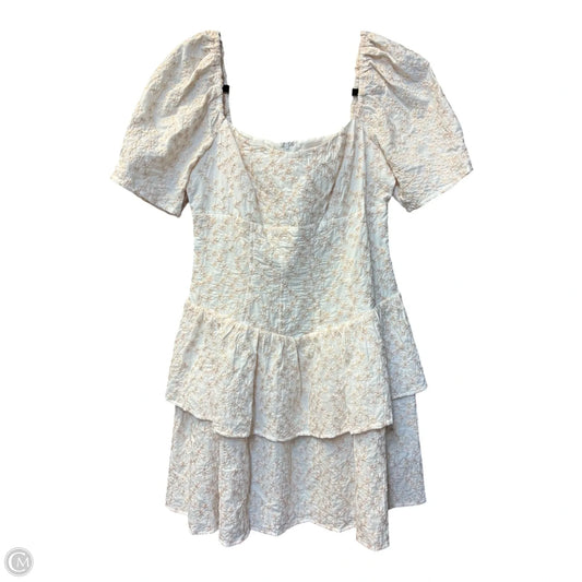 Dress Casual Short By Gianni Bini In Pink & White, Size: M