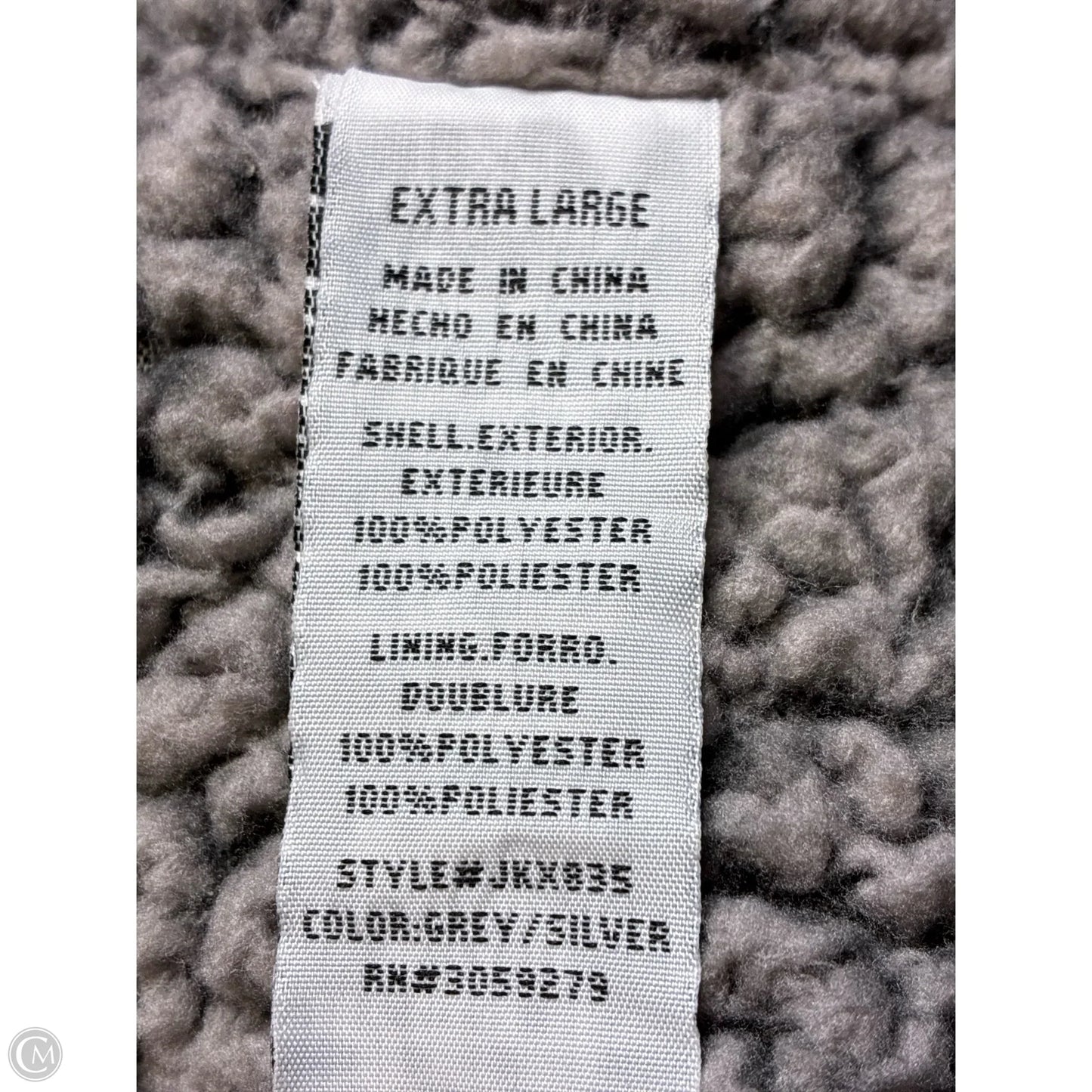 Vest Faux Fur & Sherpa By Thread And Supply In Grey, Size: Xl
