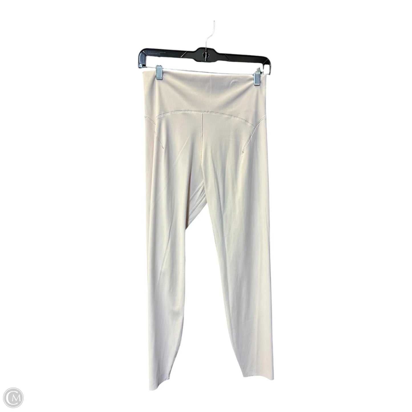 Athletic Leggings By Adidas In Beige, Size: L