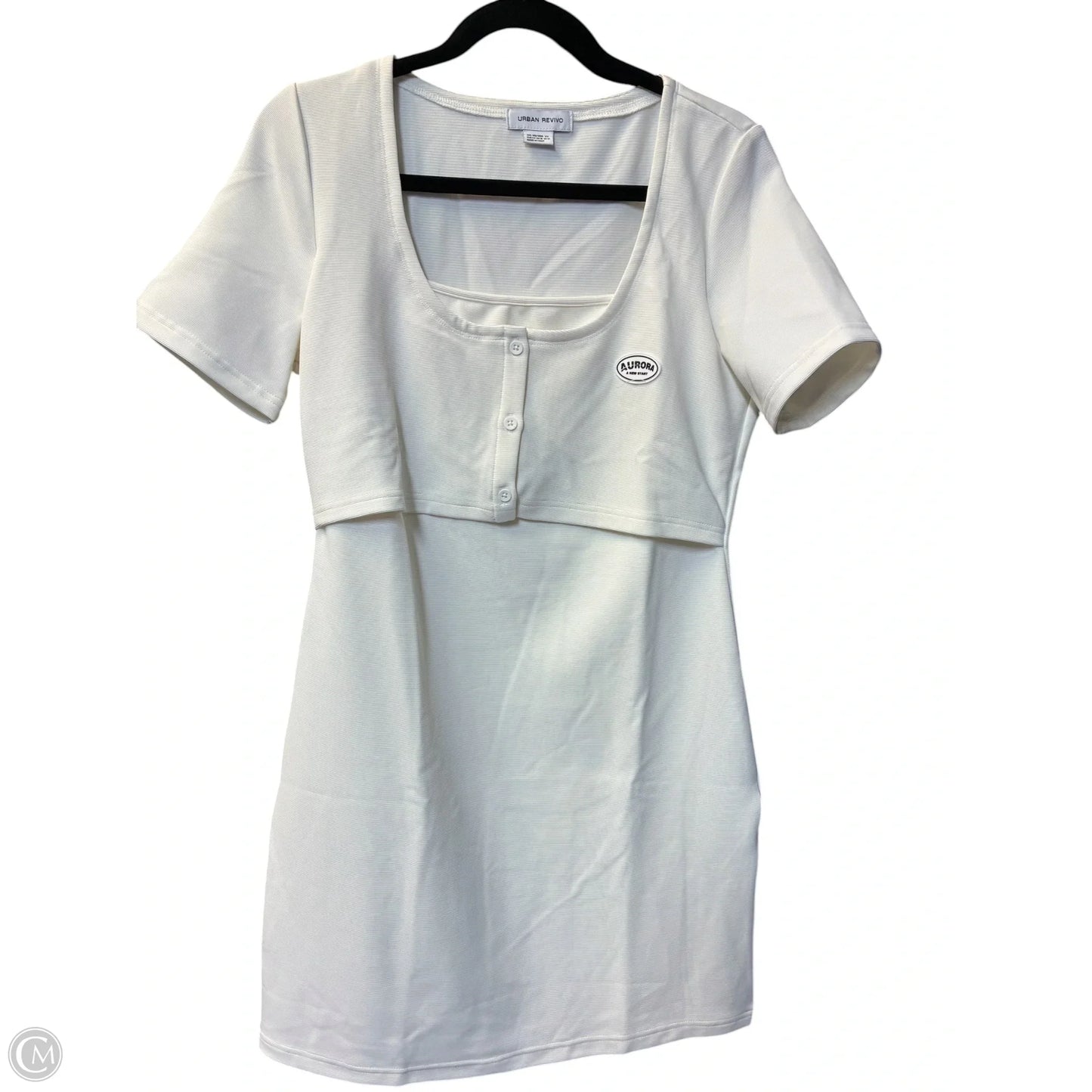 Dress Casual Midi By Cmf In White, Size: Xxl