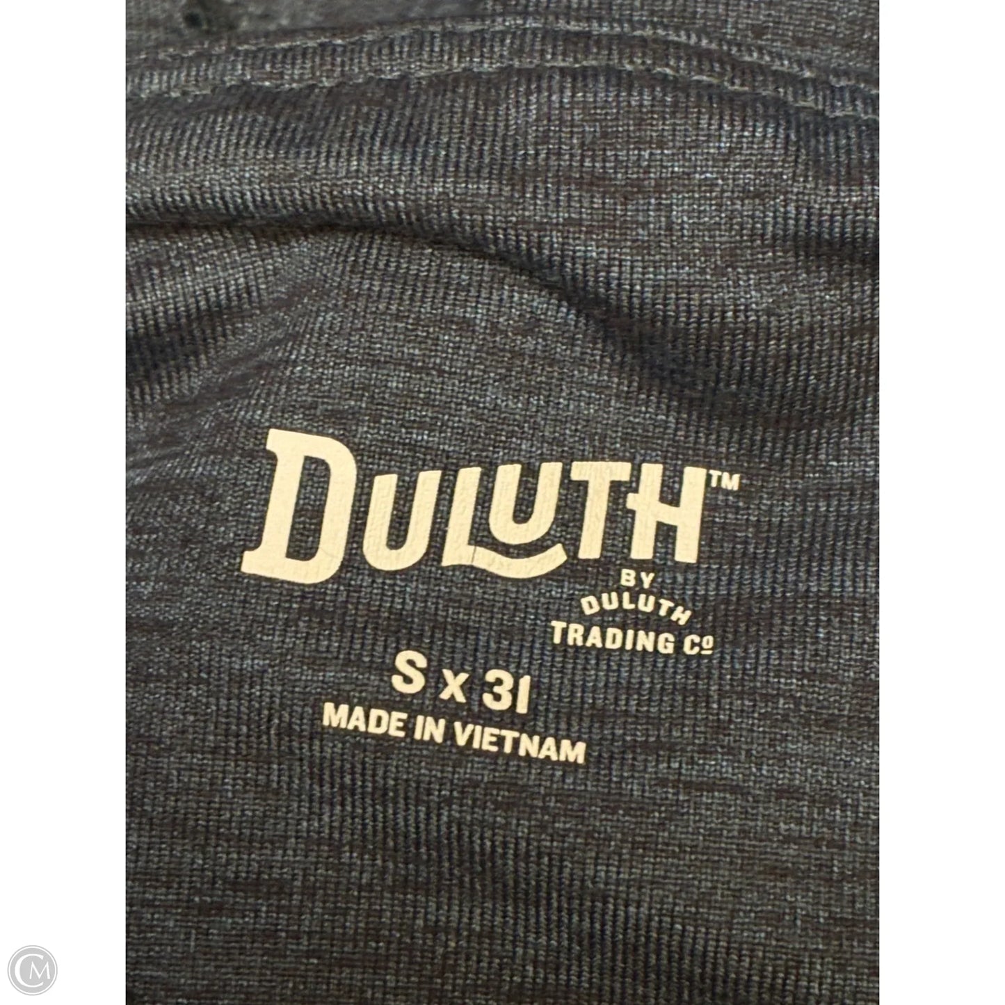 Athletic Leggings By Duluth Trading In Blue, Size: S