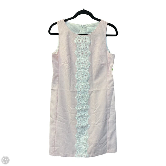 Dress Casual Short By Pappagallo In Pink & White, Size: S