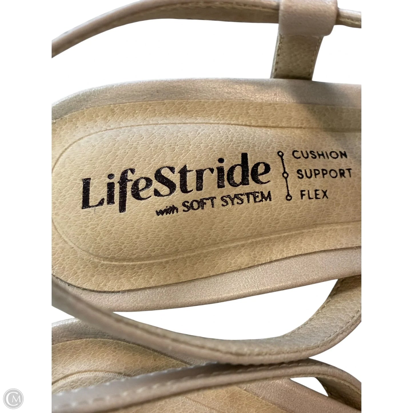 Shoes Heels Kitten By Cmf In Cream, Size: 5