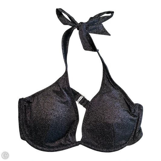 Swimsuit Top By No Boundaries In Black & Silver, Size: L