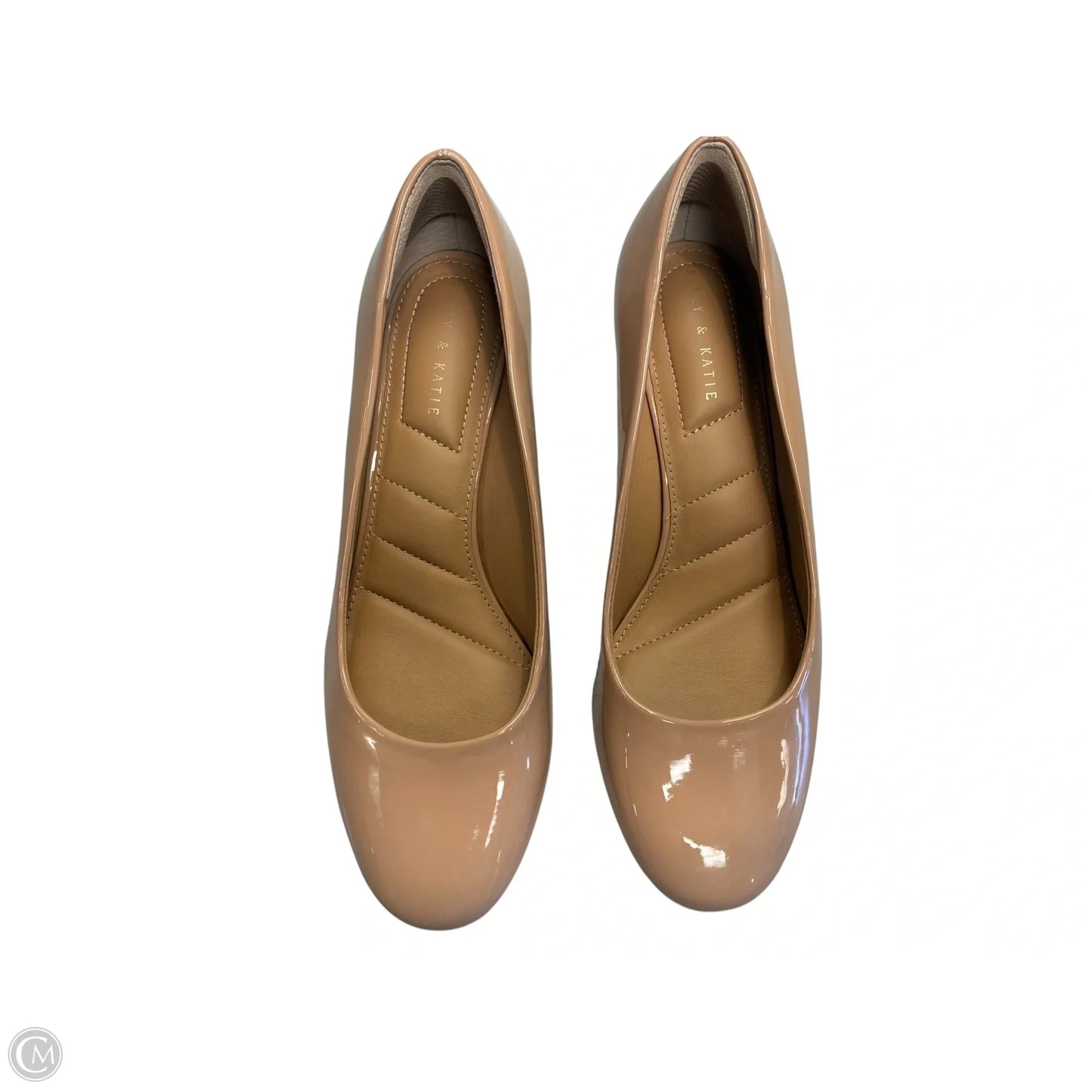 Shoes Heels Block By Kelly And Katie In Tan, Size: 6