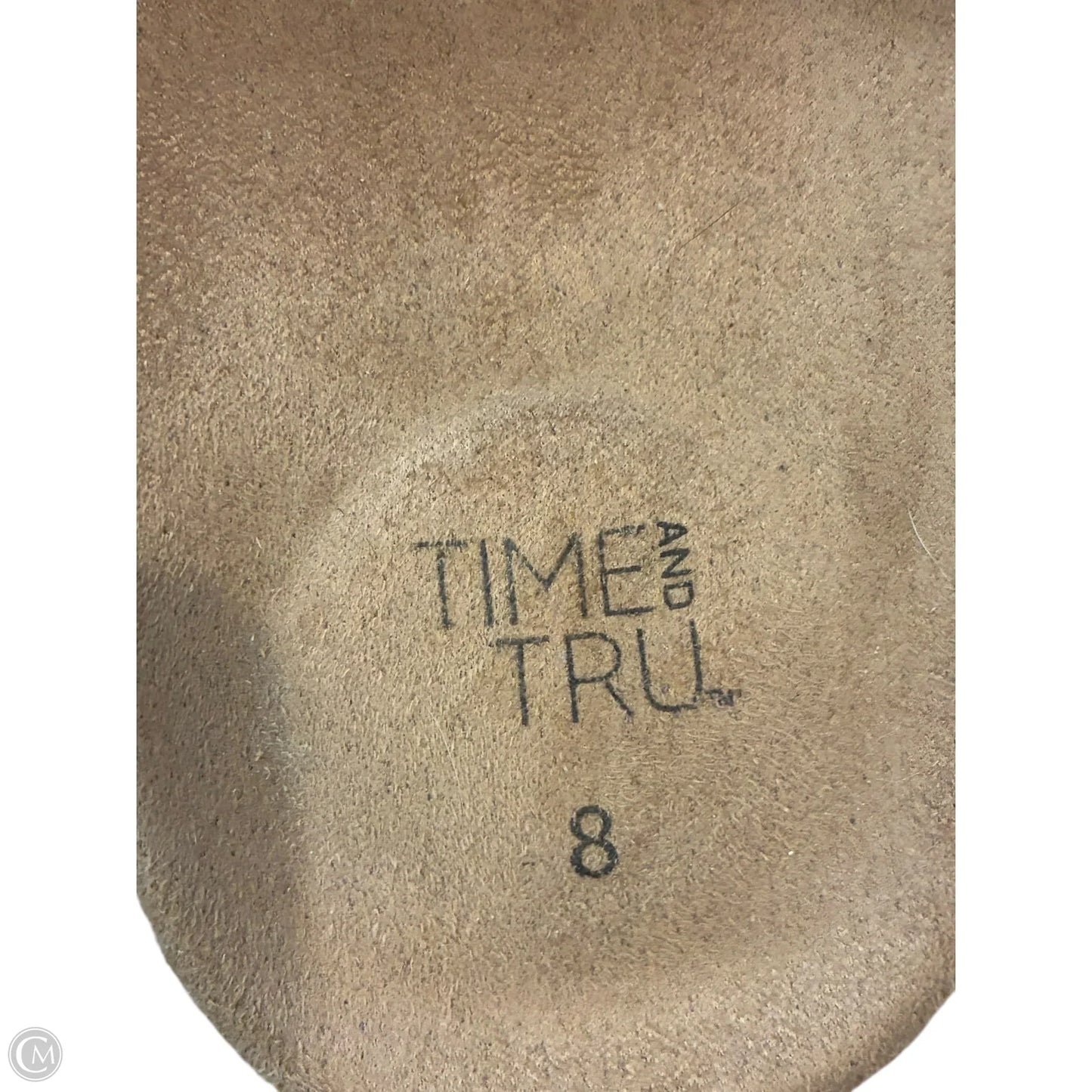 Shoes Flats By Time And Tru In Brown, Size: 8