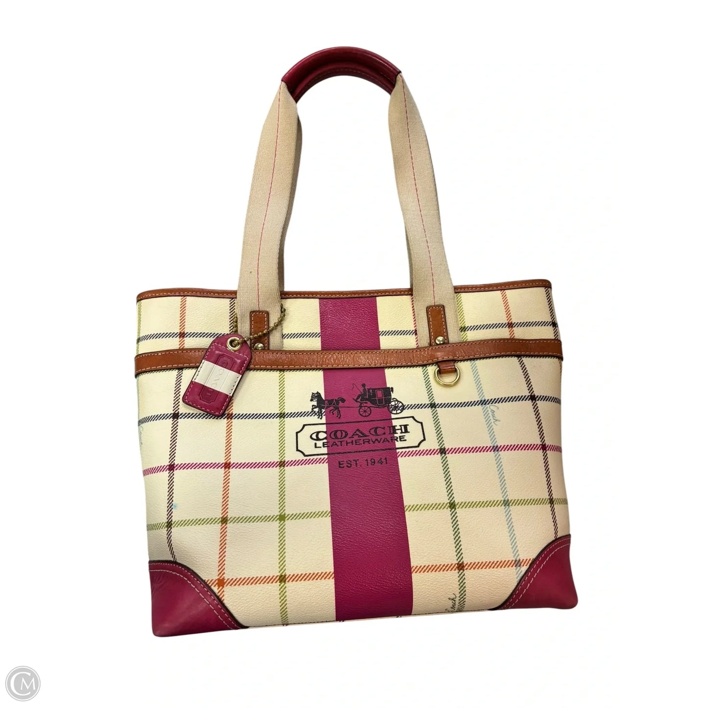 Handbag Designer By Coach, Size: Medium