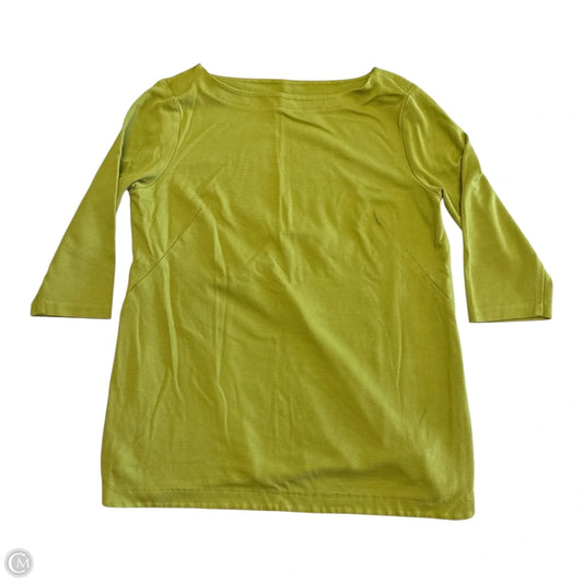 Top Long Sleeve By J. Jill In Green, Size: L