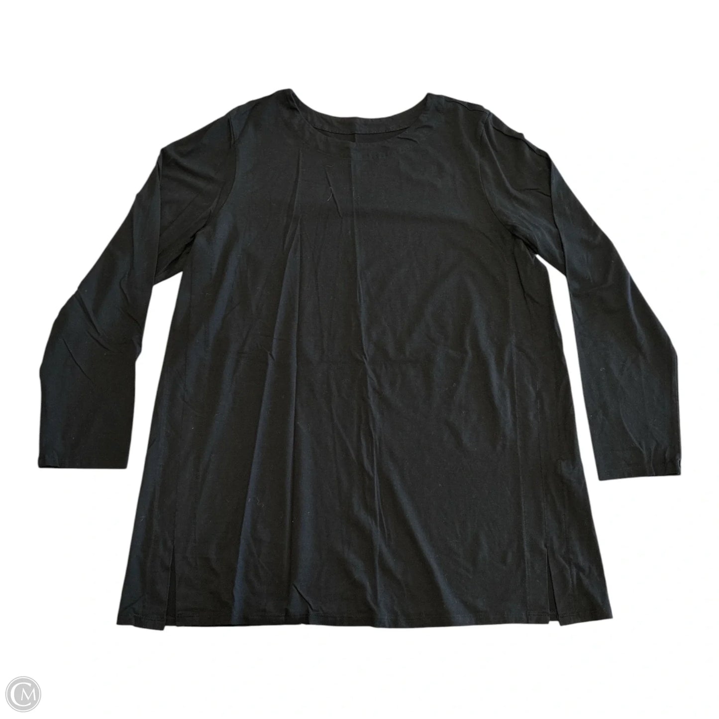 Top Long Sleeve By J. Jill In Black, Size: L
