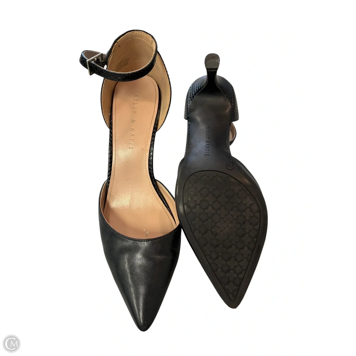 Shoes Heels Kitten By Kelly And Katie In Black, Size: 9.5