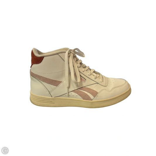 Shoes Sneakers By Reebok In Pink & White, Size: 9
