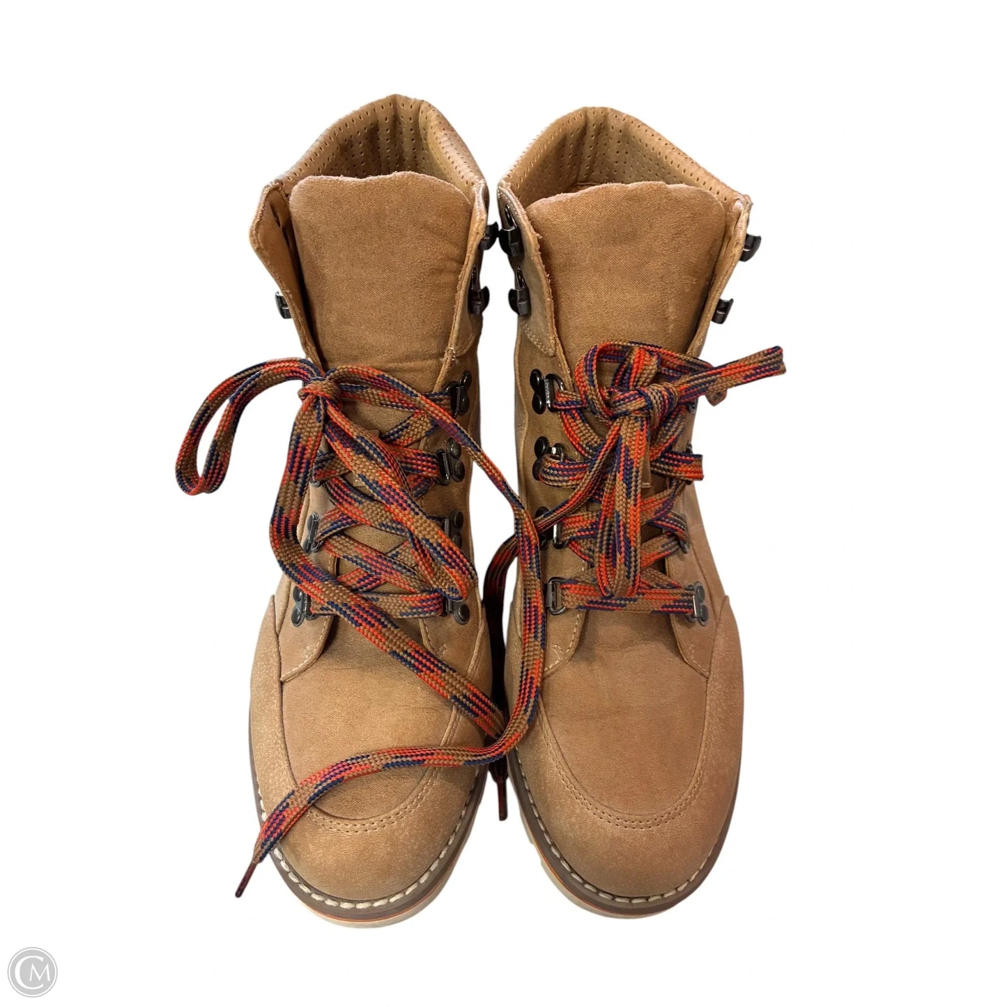 Boots Hiking By Crown Vintage In Brown, Size: 9