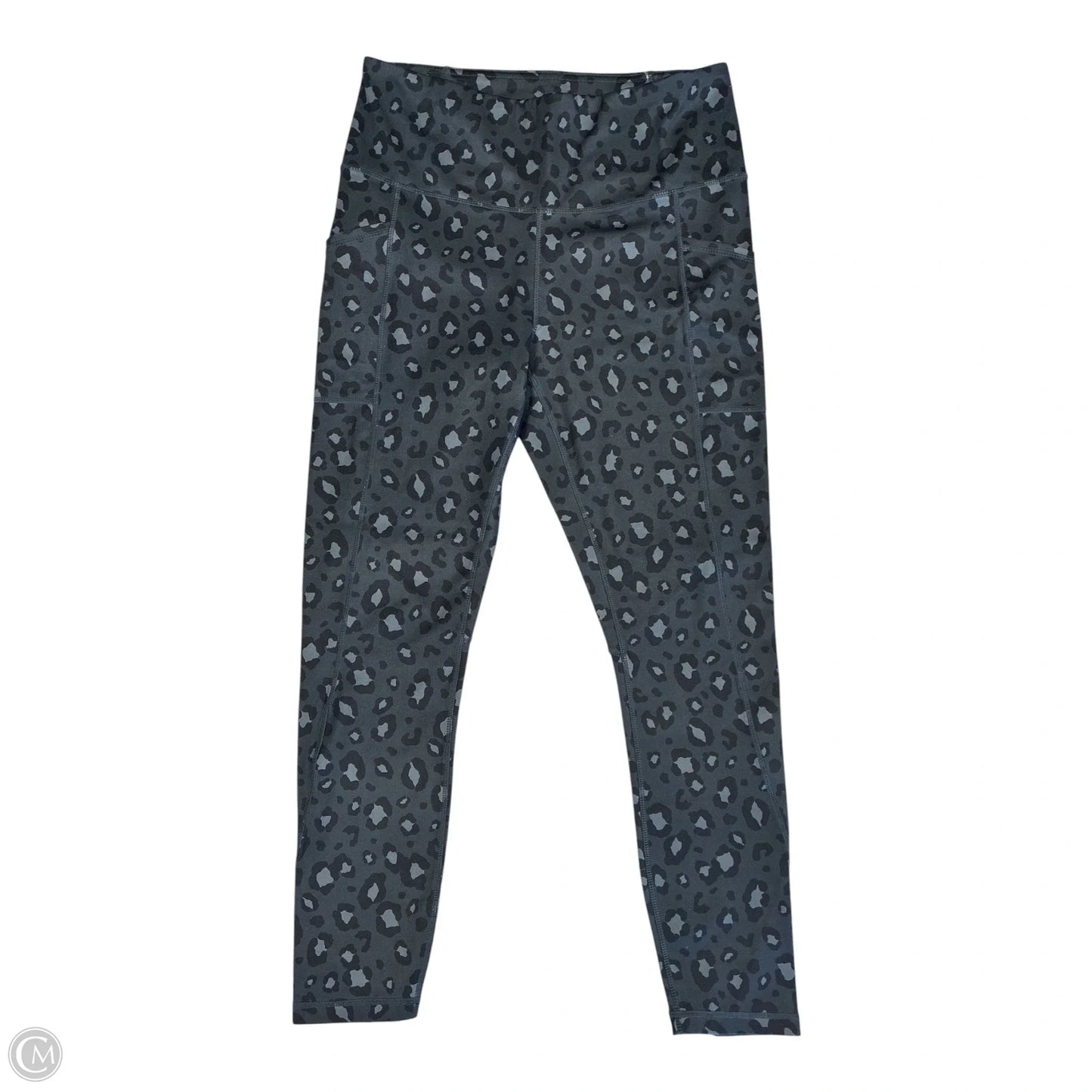 Athletic Leggings By Reebok In Animal Print, Size: L